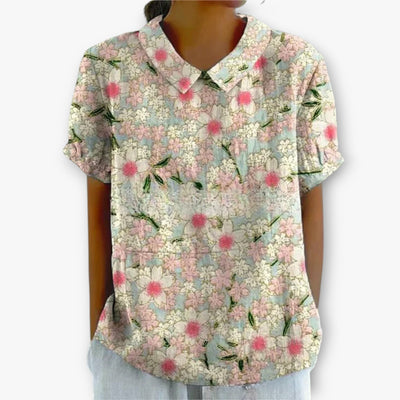 Women's Summer Blouse | Short Sleeve