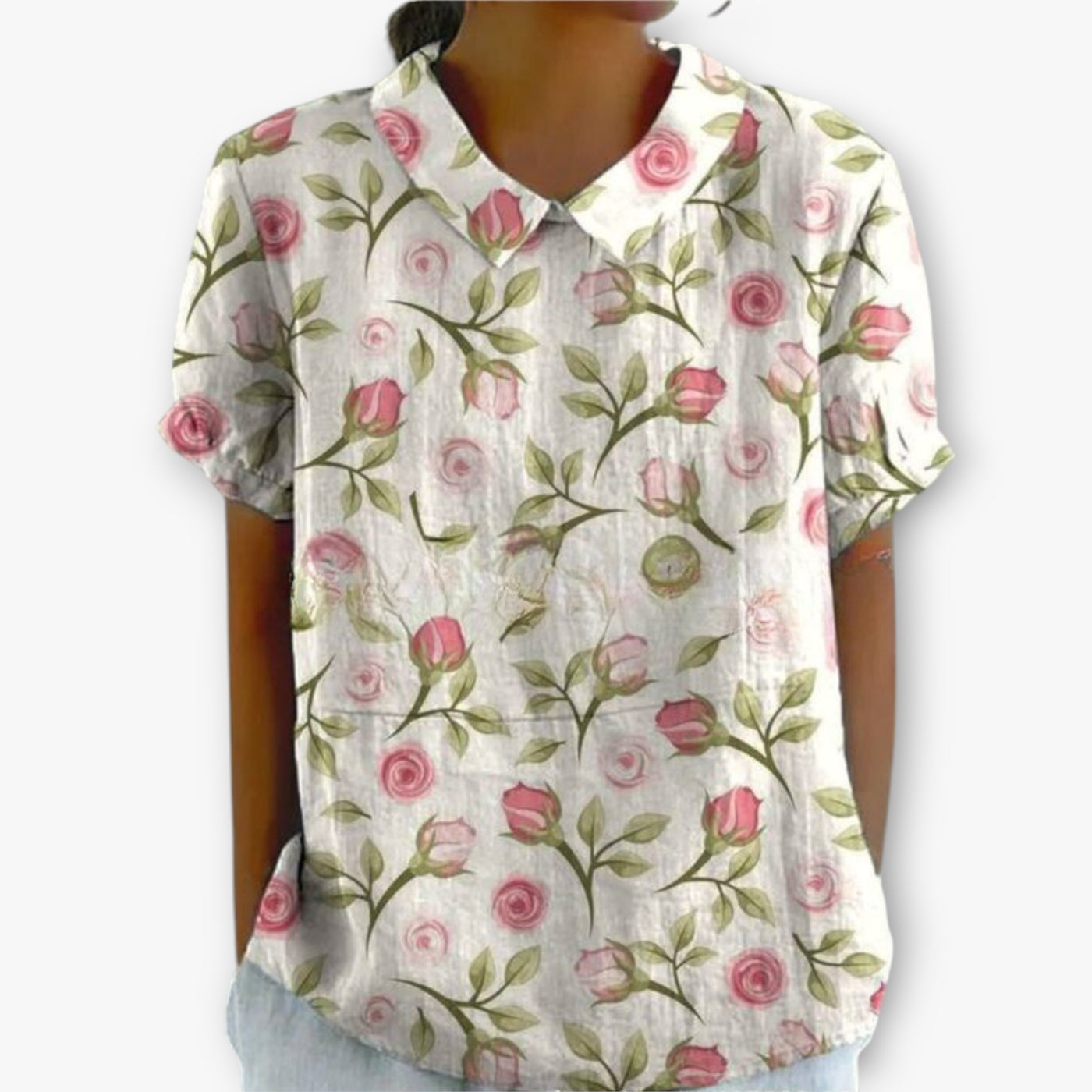 Women's Summer Blouse | Short Sleeve