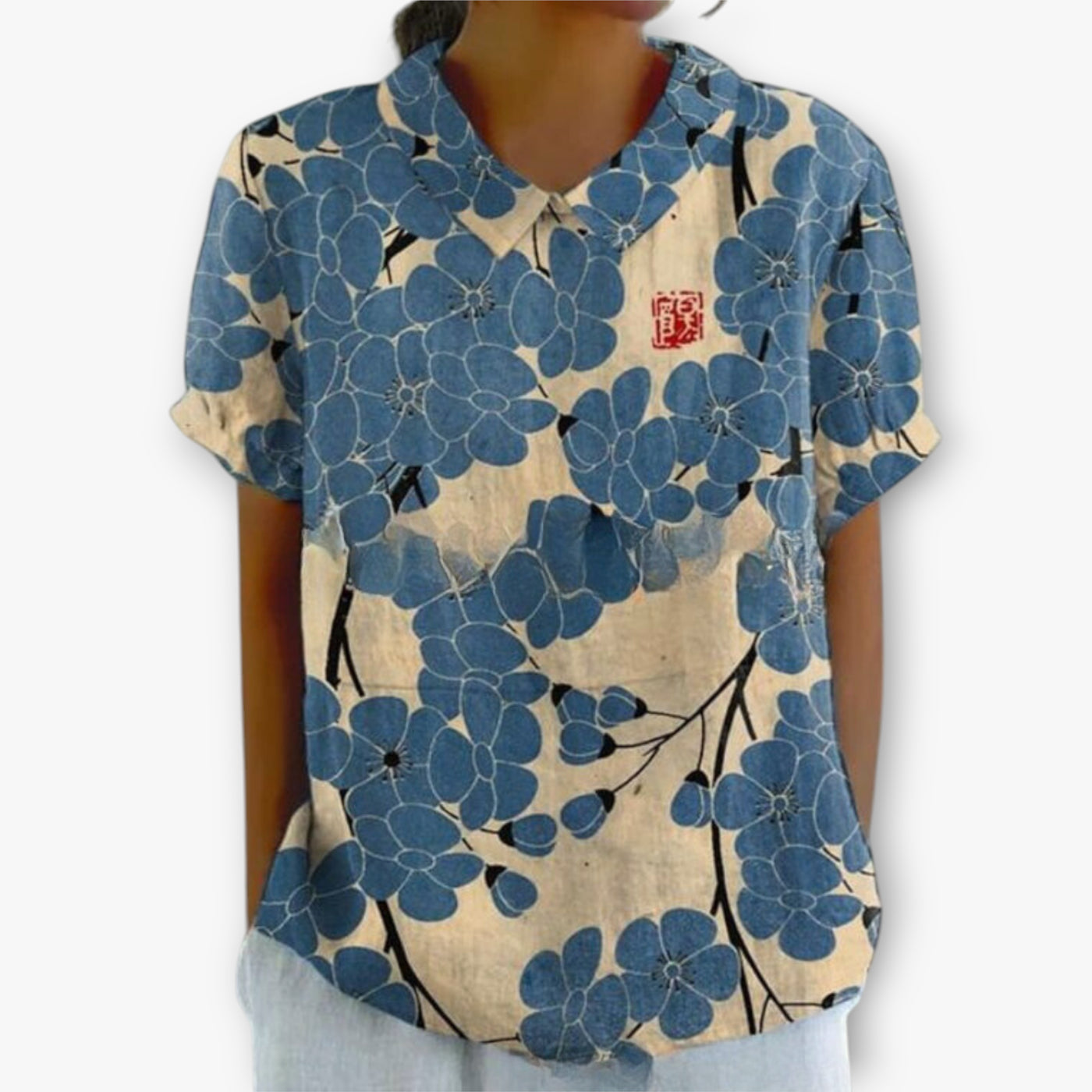 Women's Summer Blouse | Short Sleeve