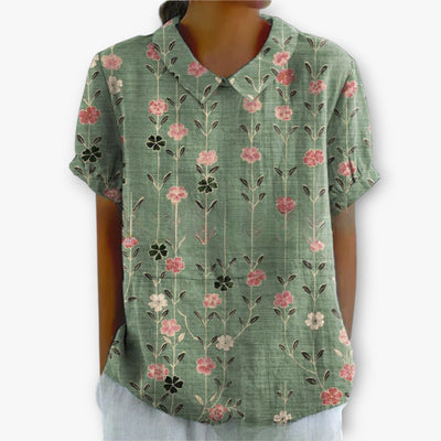 Women's Summer Blouse | Short Sleeve