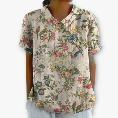 Women's Summer Blouse | Short Sleeve