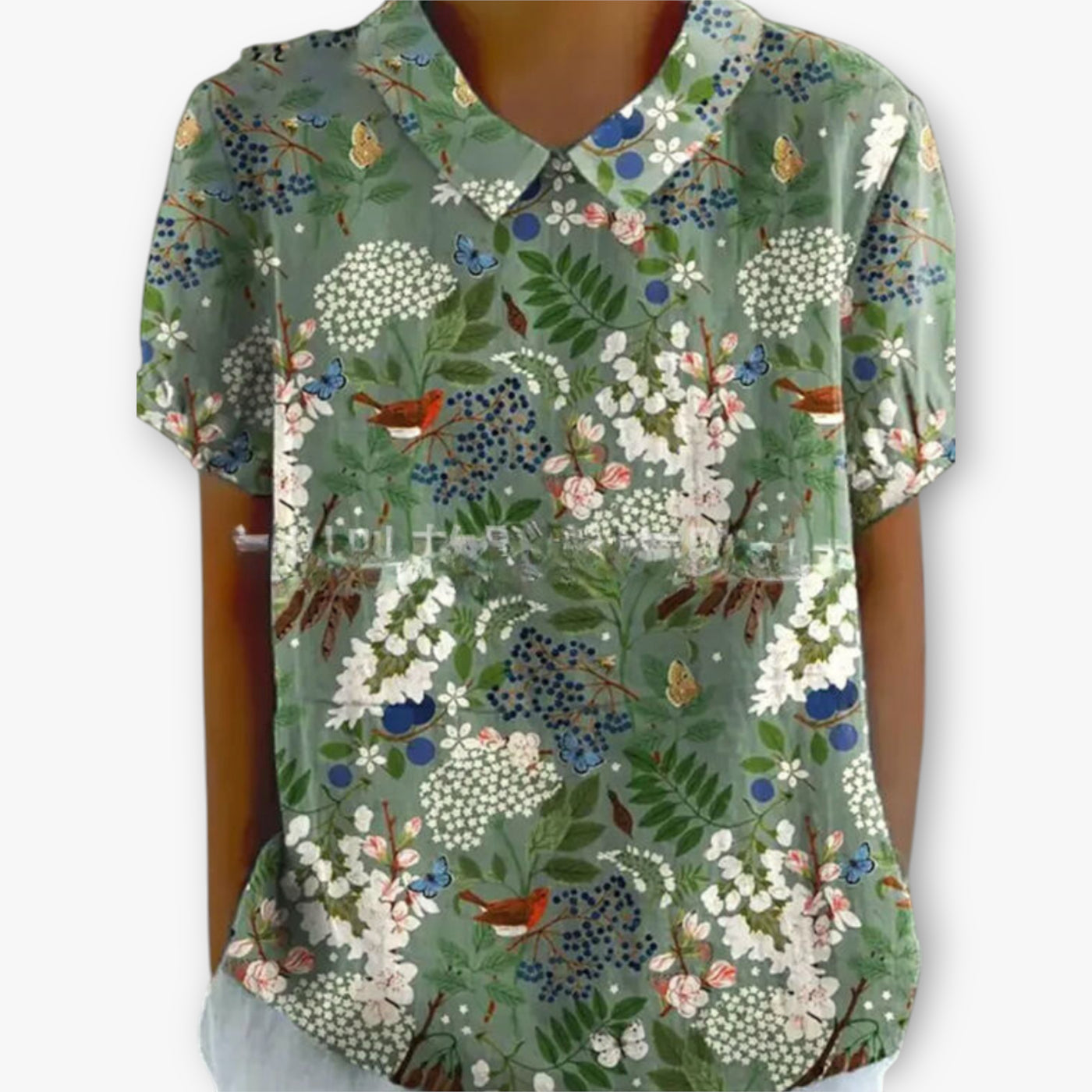 Women's Summer Blouse | Short Sleeve