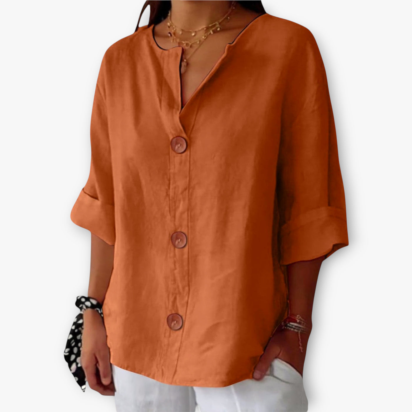 Women’s Oversized Blouse | Short Sleeve