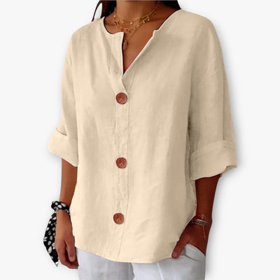 Women’s Oversized Blouse | Short Sleeve