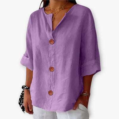 Women’s Oversized Blouse | Short Sleeve