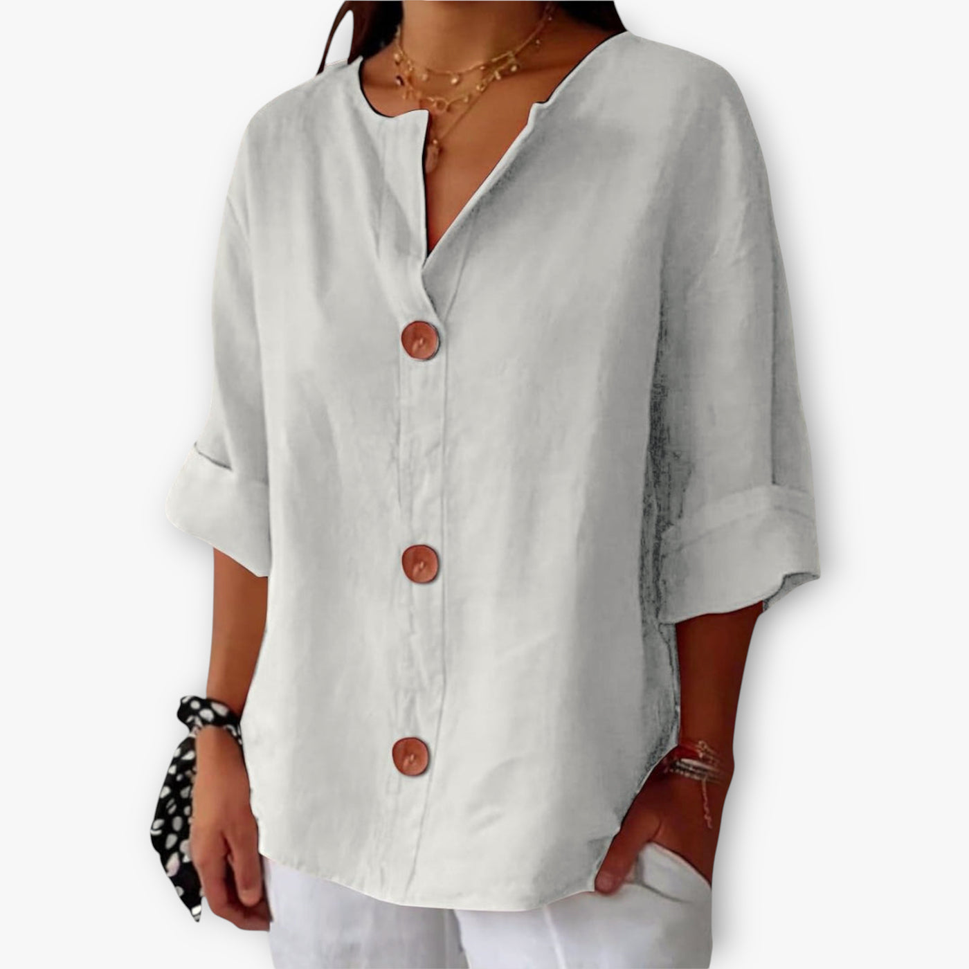 Women’s Oversized Blouse | Short Sleeve