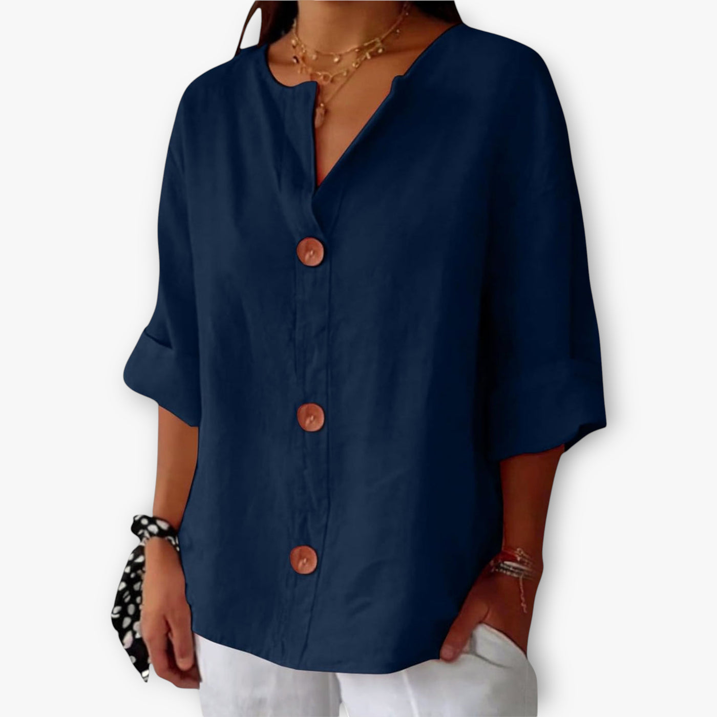 Women’s Oversized Blouse | Short Sleeve