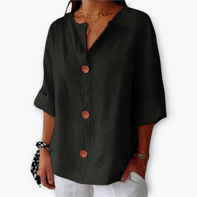 Women’s Oversized Blouse | Short Sleeve