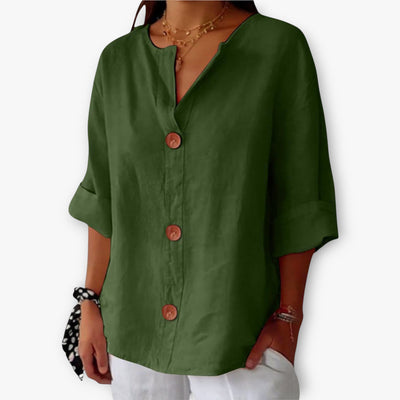 Women’s Oversized Blouse | Short Sleeve