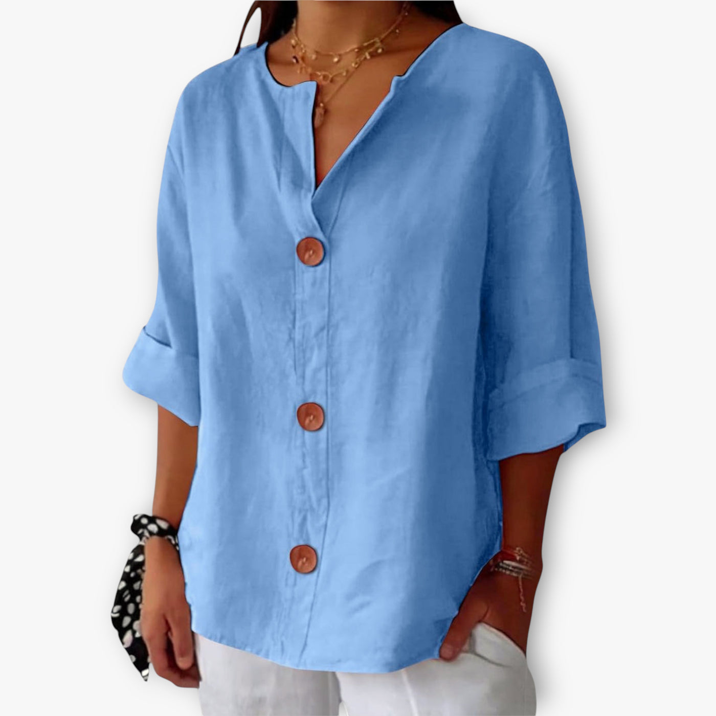 Women’s Oversized Blouse | Short Sleeve
