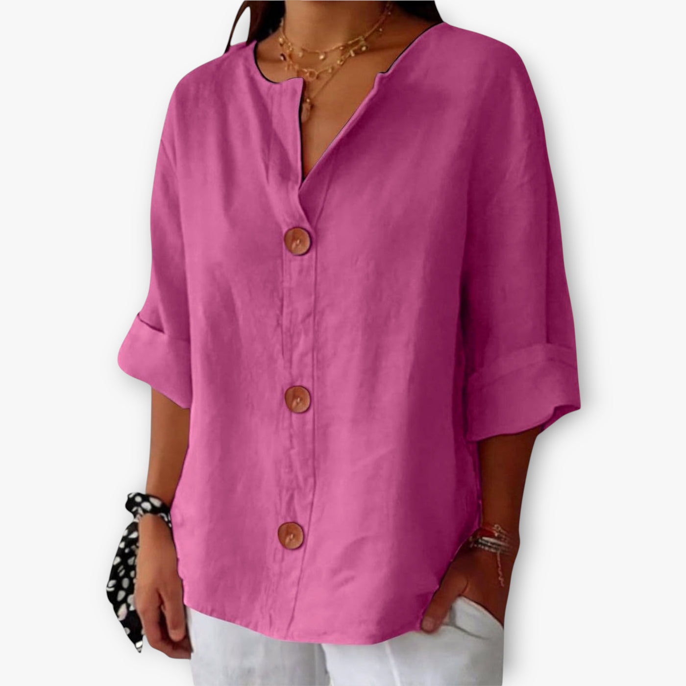 Women’s Oversized Blouse | Short Sleeve