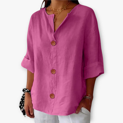 Women’s Oversized Blouse | Short Sleeve