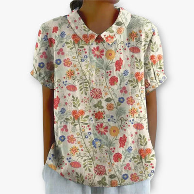 Women's Summer Blouse | Short Sleeve