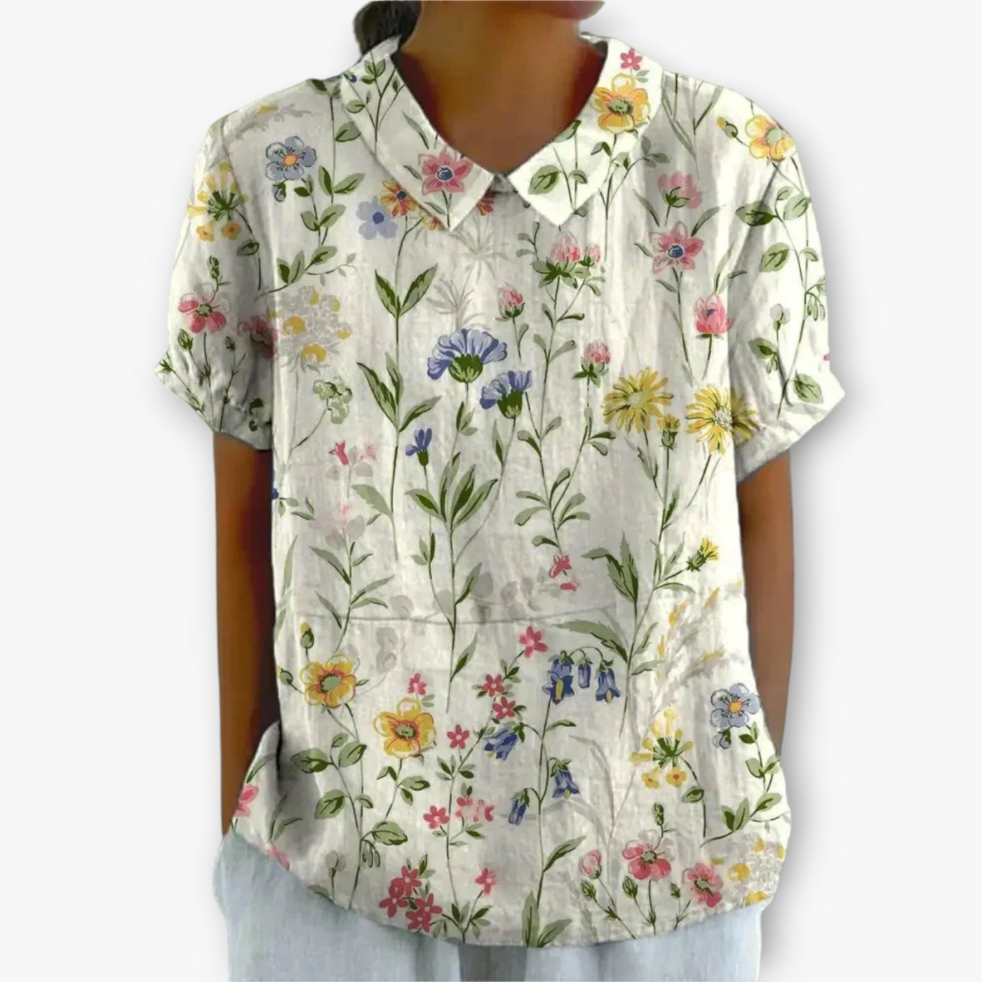 Women's Summer Blouse | Short Sleeve